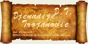 Đenadije Trojanović vizit kartica